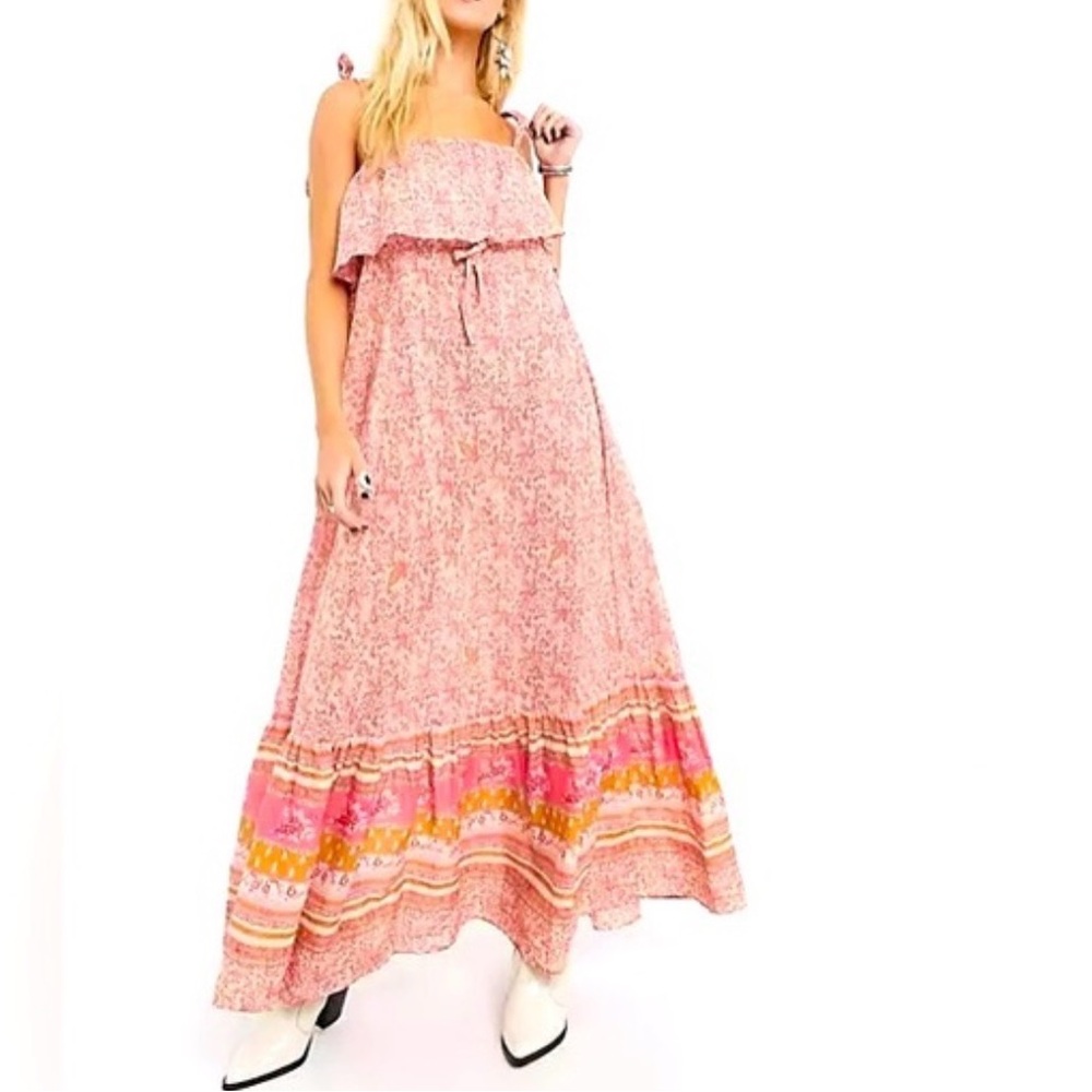 Free People Tangier Babydoll Maxi Dress